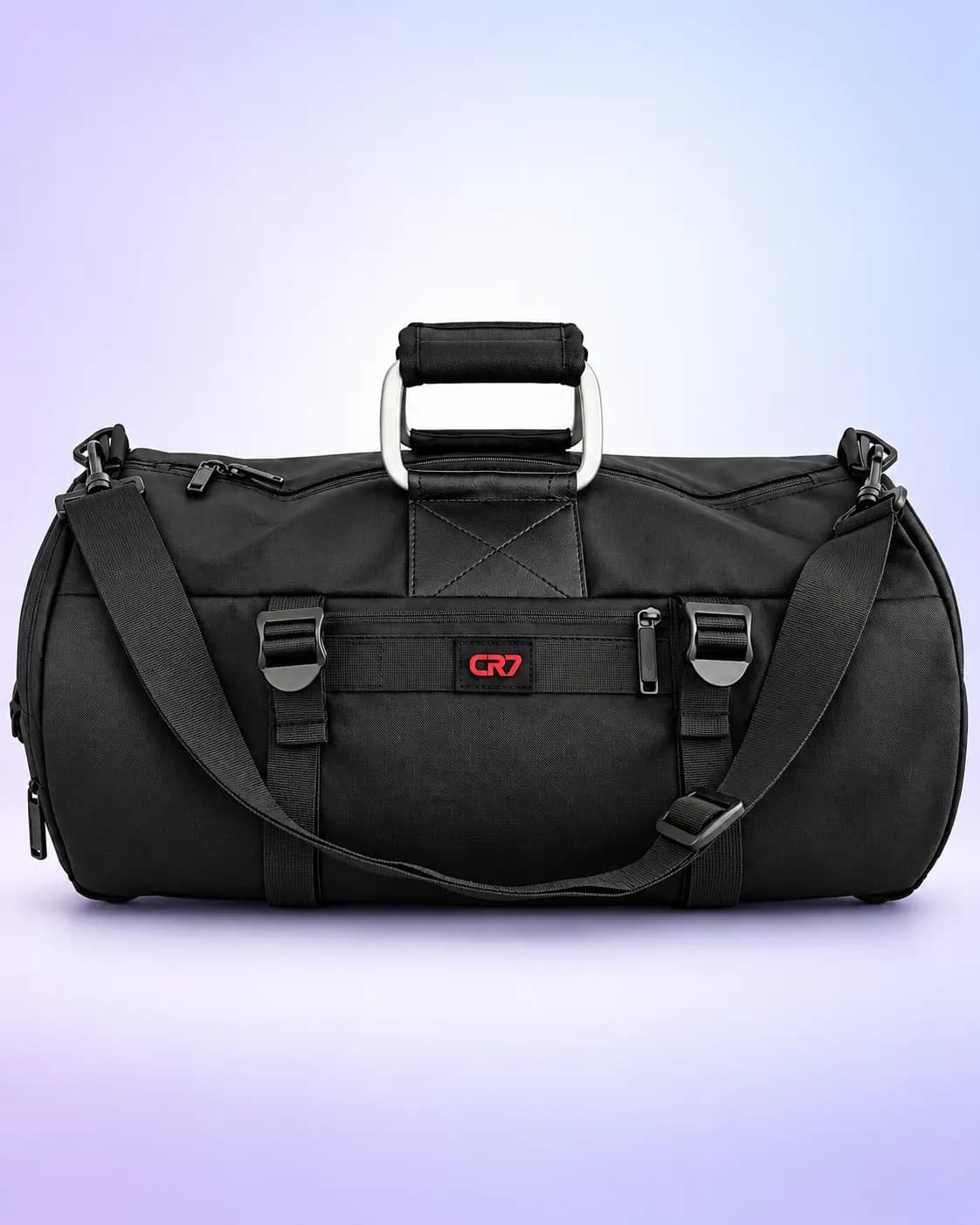 CR7 Premium 3-in-1 Gym & Travel Duffel Bag – Black
